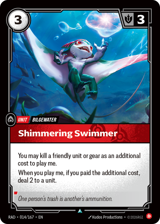 Shimmering Swimmer (Unit) (RAD-014/167) (Uncommon)