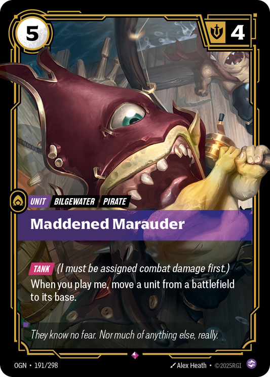 Maddened Marauder (Unit) (OGN-191/298) (Rare)