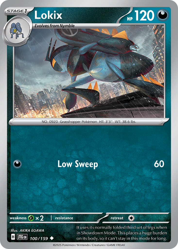 Lokix (Stage 1 Pokémon) (JTG-100/159) (Uncommon)