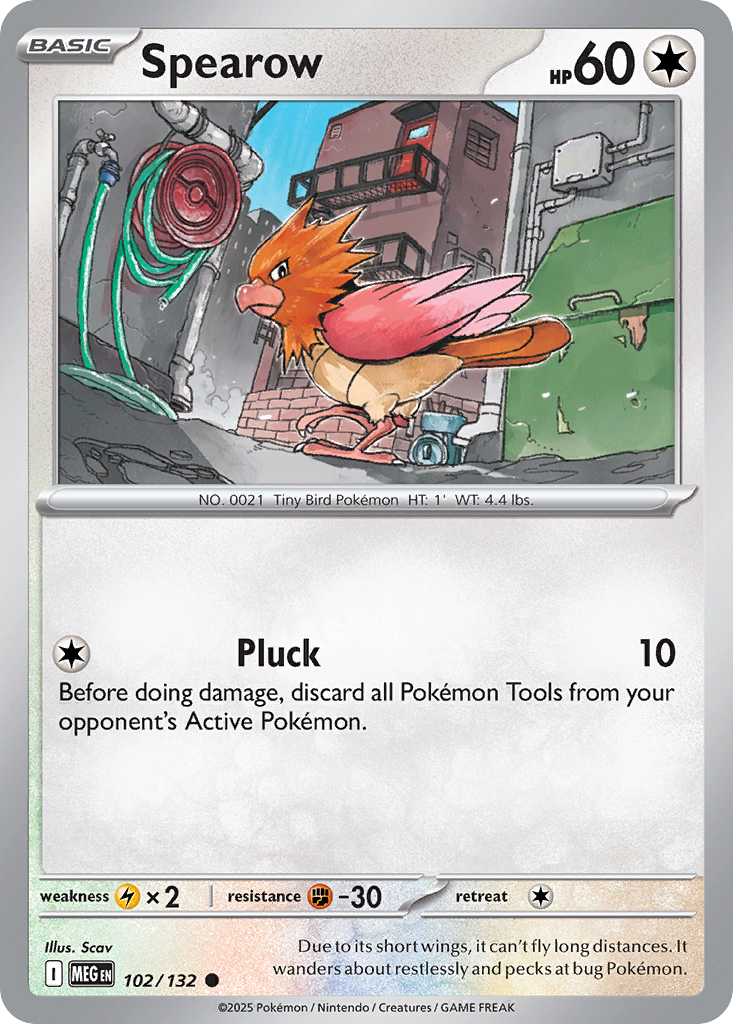 Spearow (Basic Pokémon) (MEG-102/132) (Common)