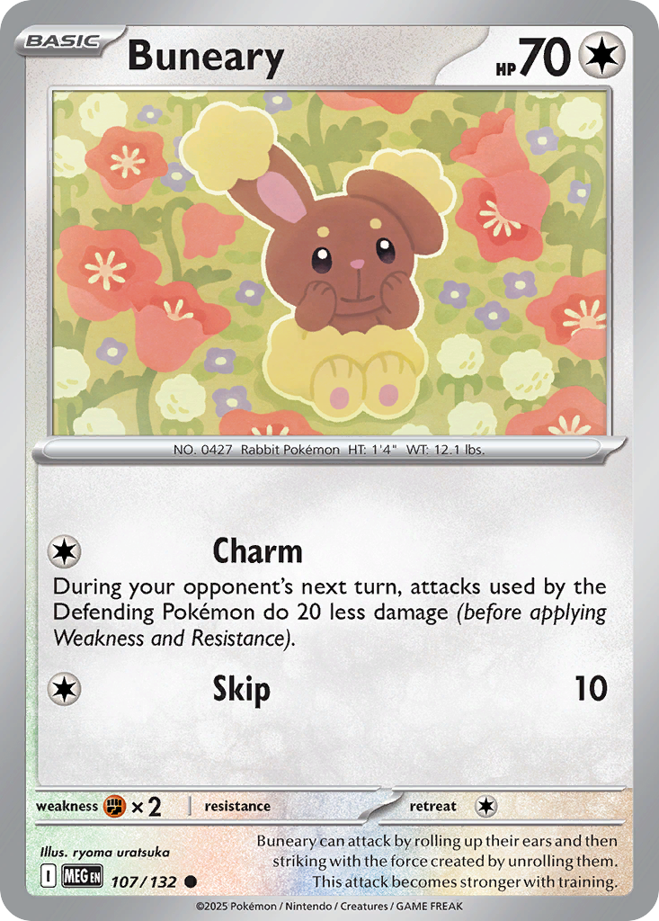 Buneary (Basic Pokémon) (MEG-107/132) (Common)