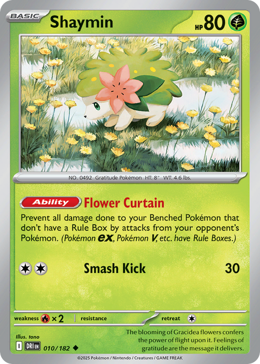 Shaymin (Basic Pokémon) (DRI-010/182) (Uncommon)