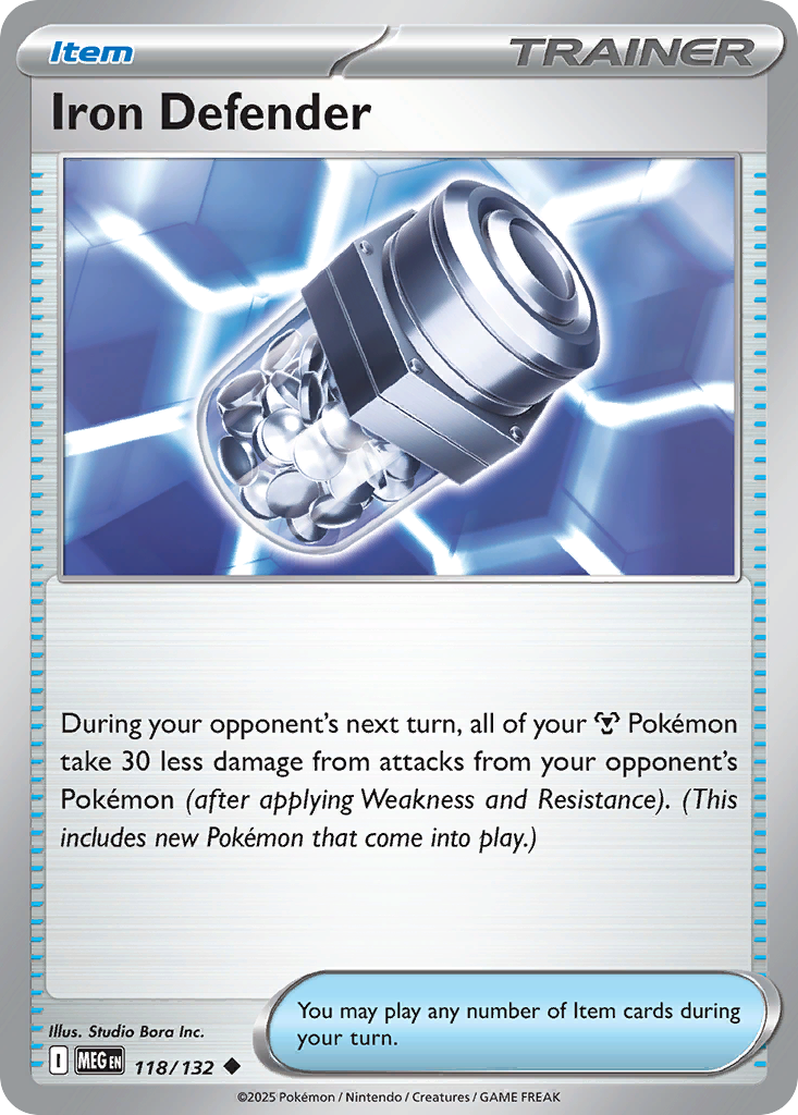Iron Defender (Pokémon Tool) (MEG-118/132) (Uncommon)