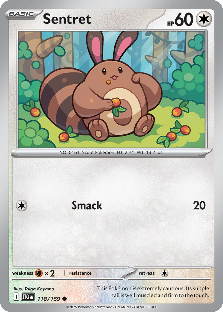 Sentret (Basic Pokémon) (JTG-118/159) (Common)