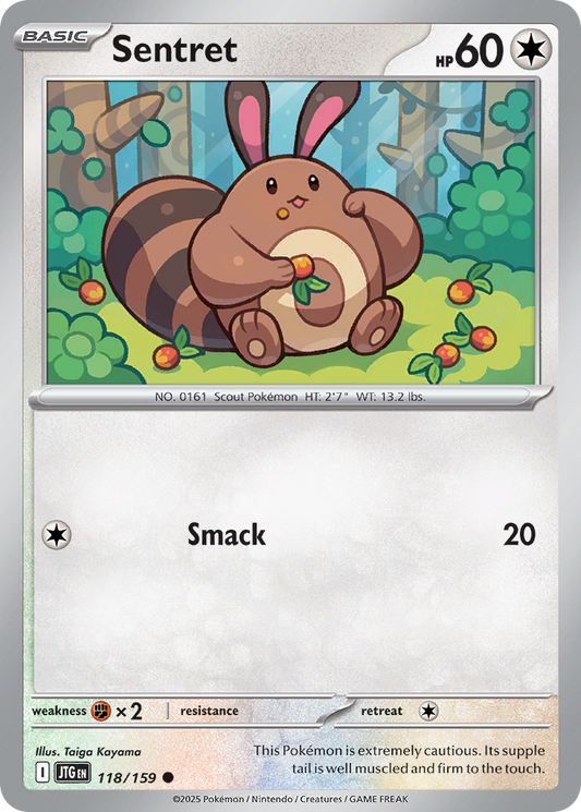 Sentret (Basic Pokémon) (JTG-118/159) (Common)
