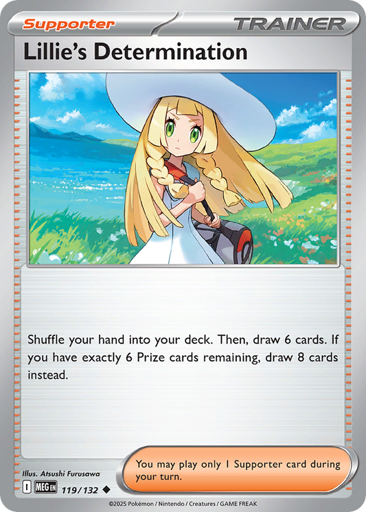 Lillie's Determination (Supporter) (MEG-119/132) (Uncommon)
