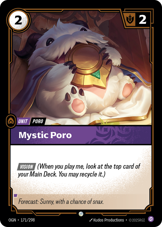 Mystic Poro (Unit) (OGN-171/298) (Common)