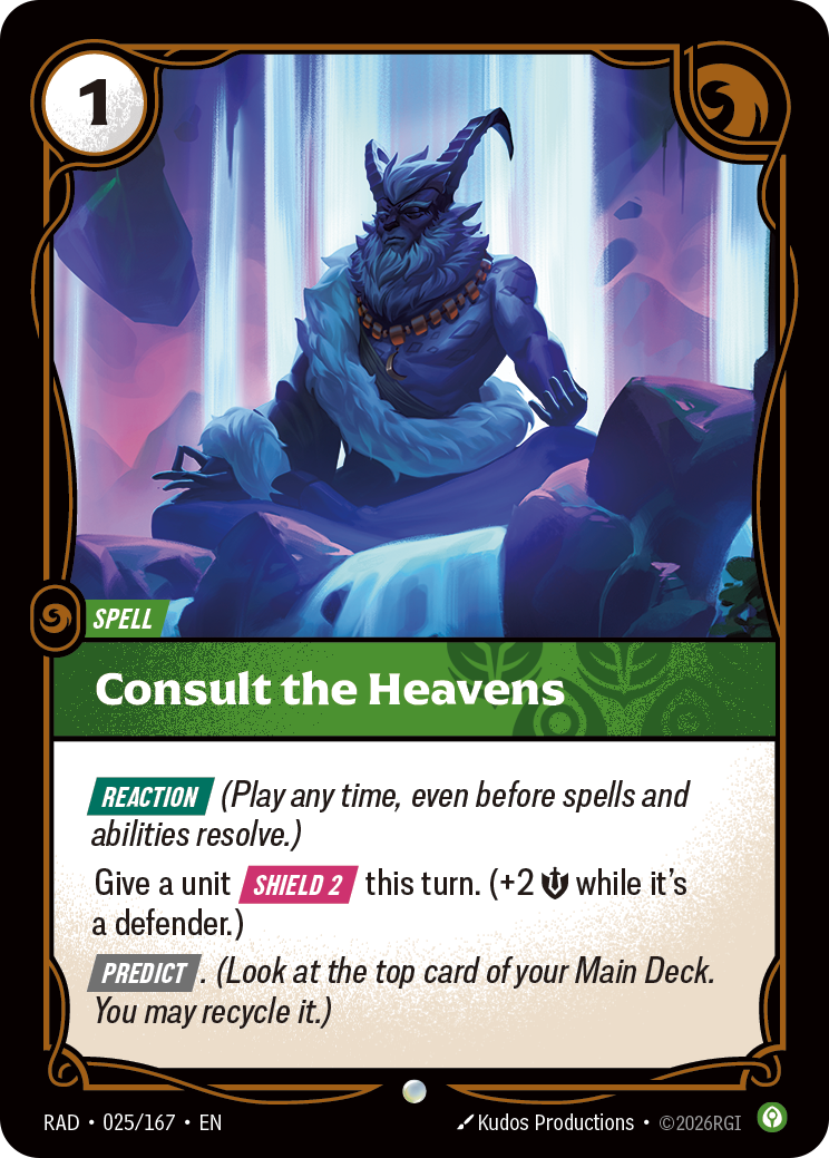 Consult the Heavens (Spell) (RAD-025/167) (Common)