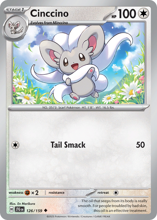 Cinccino (Stage 1 Pokémon) (JTG-126/159) (Uncommon)