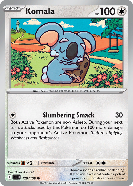 Komala (Basic Pokémon) (JTG-129/159) (Common)