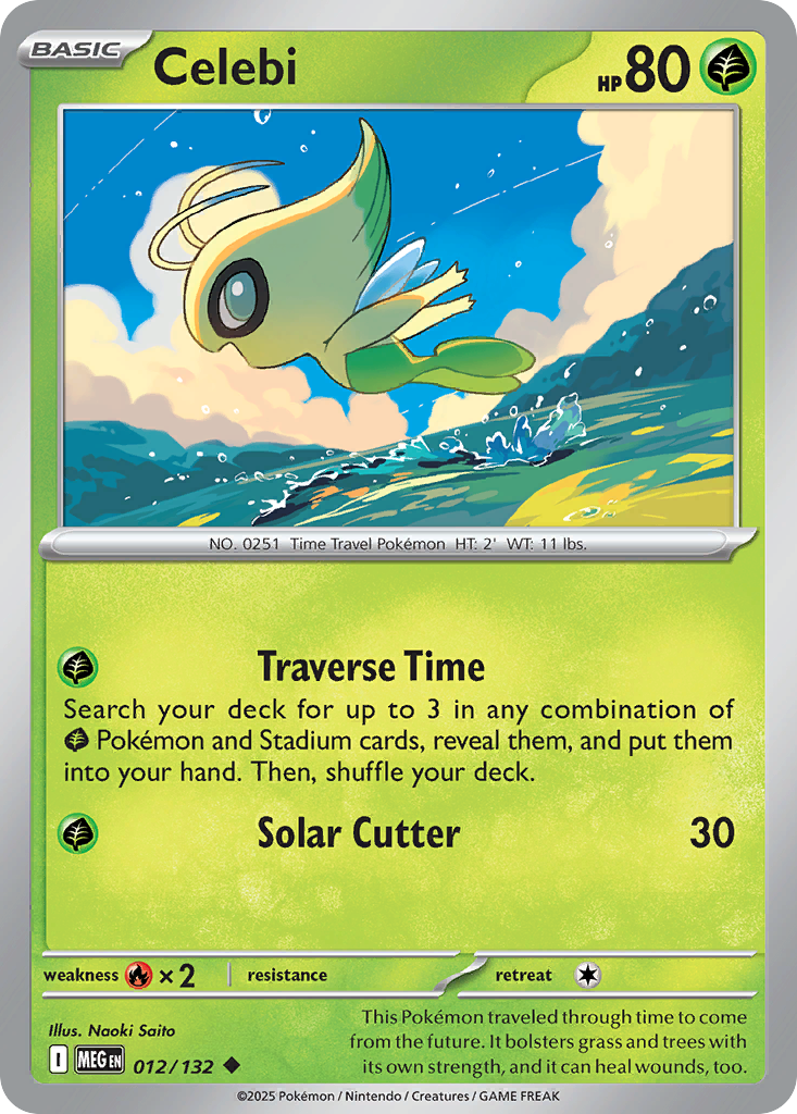Celebi (Basic Pokémon) (MEG-012/132) (Uncommon)