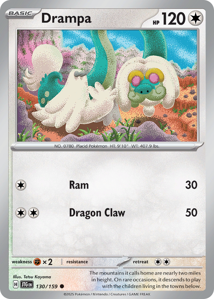 Drampa (Basic Pokémon) (JTG-130/159) (Common)