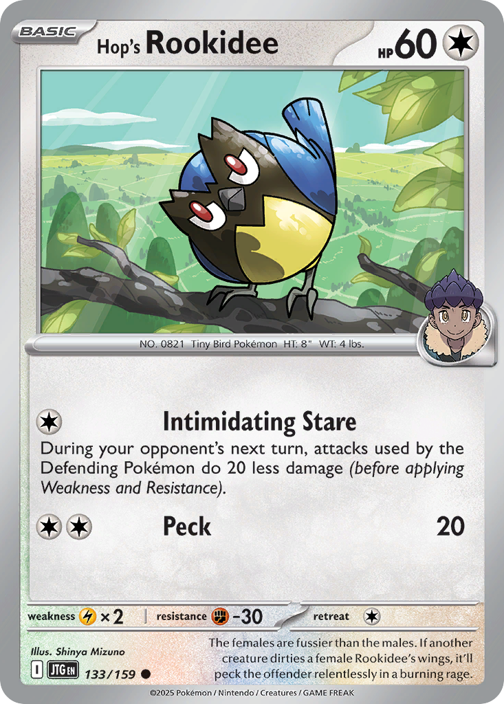 Hop's Rookidee (Basic Pokémon) (JTG-133/159) (Common)
