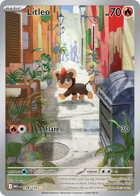 Litleo (Basic Pokémon) (MEG-139/132) (Illustration Rare)