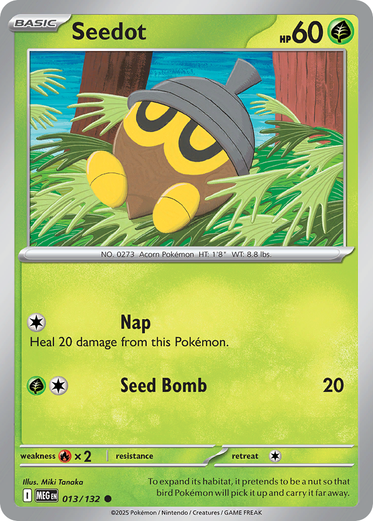 Seedot (Basic Pokémon) (MEG-013/132) (Common)