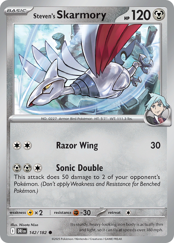Steven's Skarmory (Basic Pokémon) (DRI-142/182) (Common)