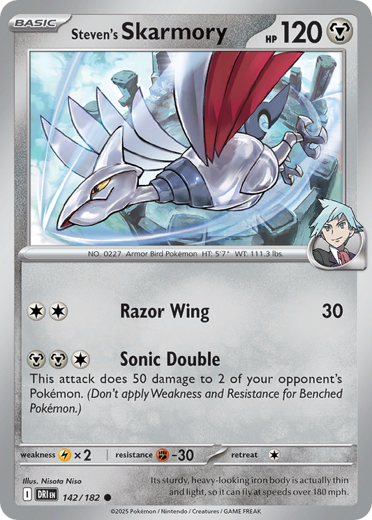Steven's Skarmory (Basic Pokémon) (DRI-142/182) (Common)