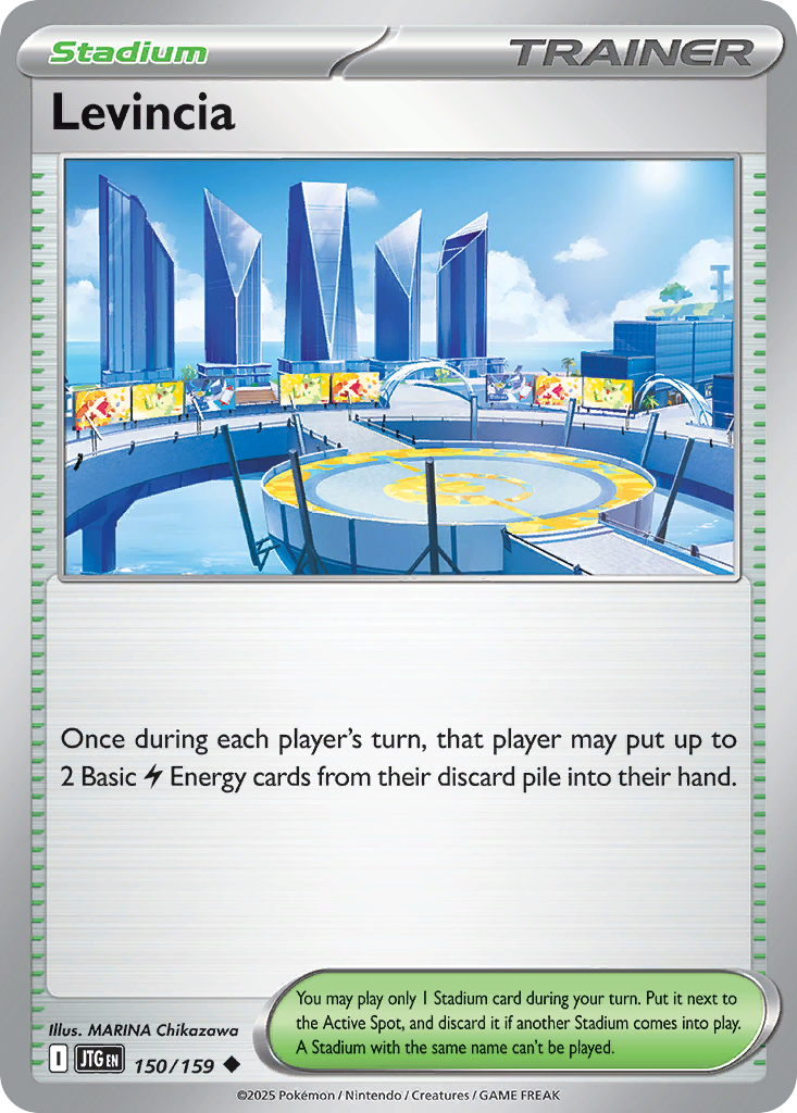 Levincia (Stadium) (JTG-150/159) (Uncommon)
