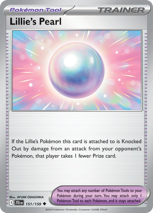 Lillie's Pearl (Pokémon Tool) (JTG-151/159) (Uncommon)