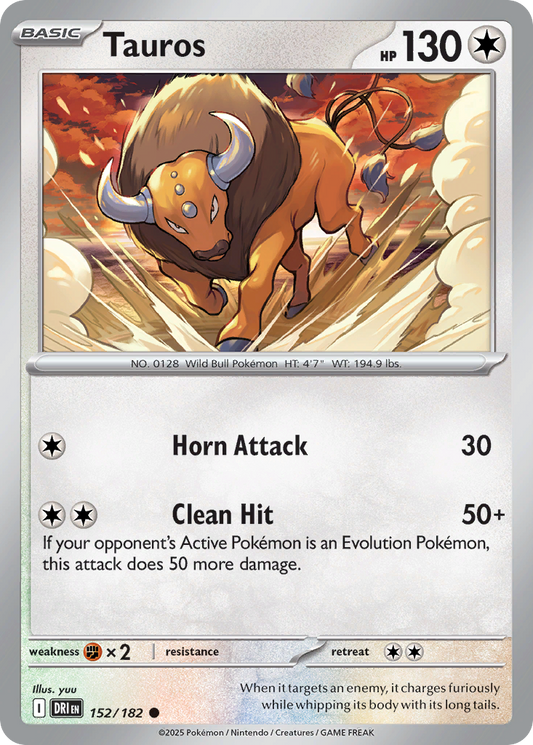 Tauros (Basic Pokémon) (DRI-152/182) (Common)