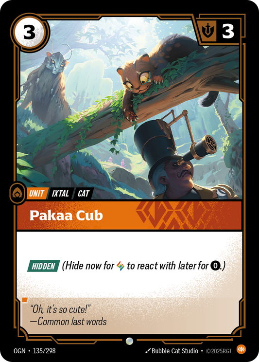 Pakaa Cub (Unit) (OGN-135/298) (Common)
