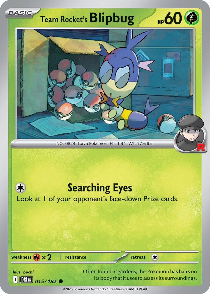 Team Rocket's Blipbug (Basic Pokémon) (DRI-015/182) (Common)