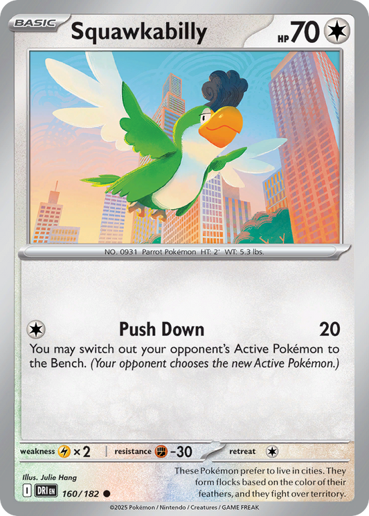 Squawkabilly (Basic Pokémon) (DRI-160/182) (Common)
