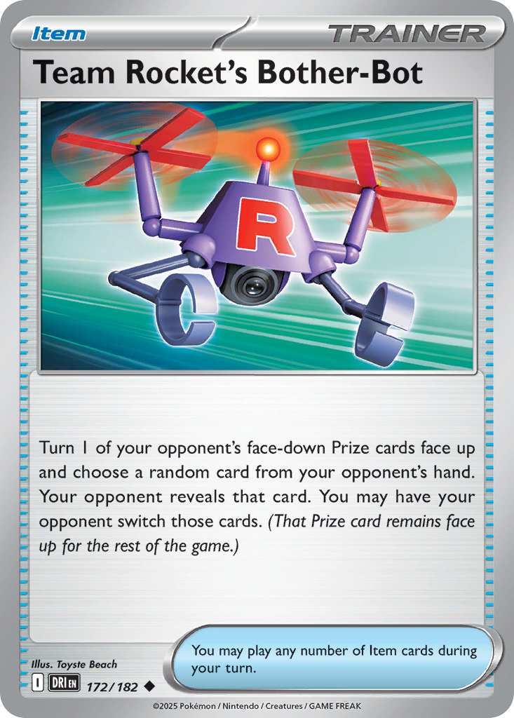 Team Rocket's Bother-Bot (Item) (DRI-172/182) (Uncommon)
