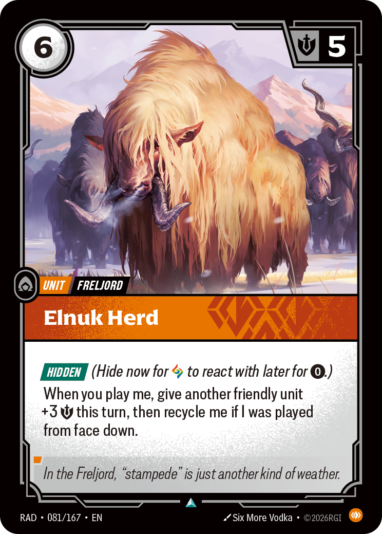Elnuk Herd (Unit) (RAD-081/167) (Uncommon)