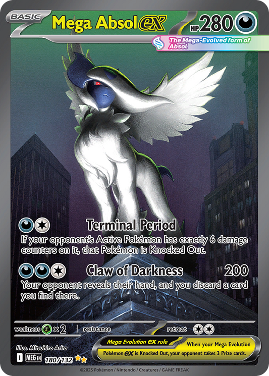 Mega Absol ex (Mega Evolution Pokémon ex) (MEG-180/132) (Special Illustration Rare)