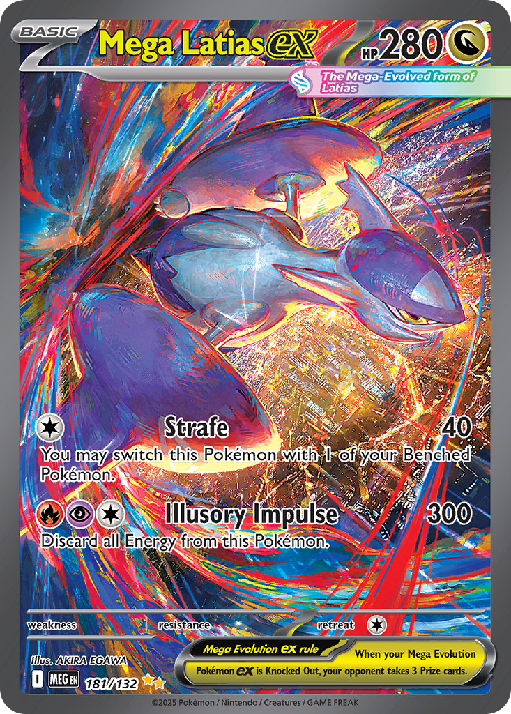 Mega Latias ex (Mega Evolution Pokémon ex) (MEG-181/132) (Special Illustration Rare)