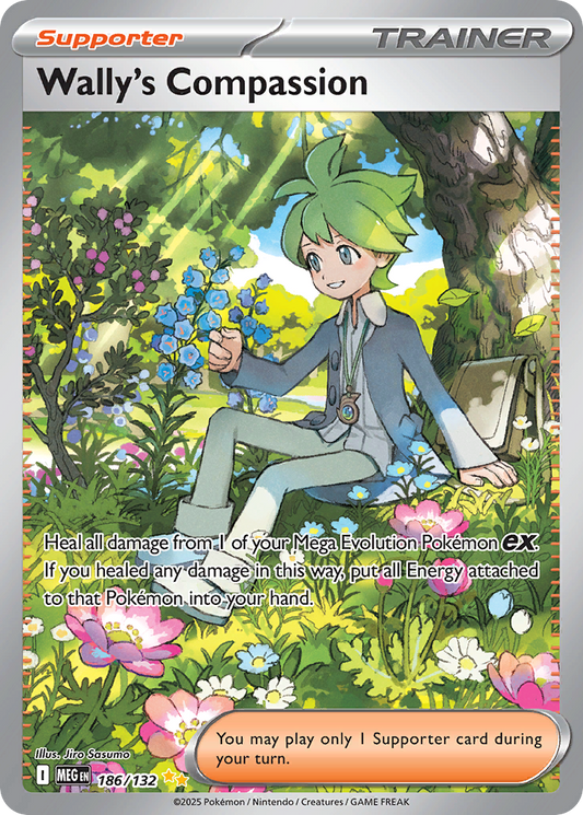 Wally's Compassion (Supporter) (MEG-186/132) (Special Illustration Rare)