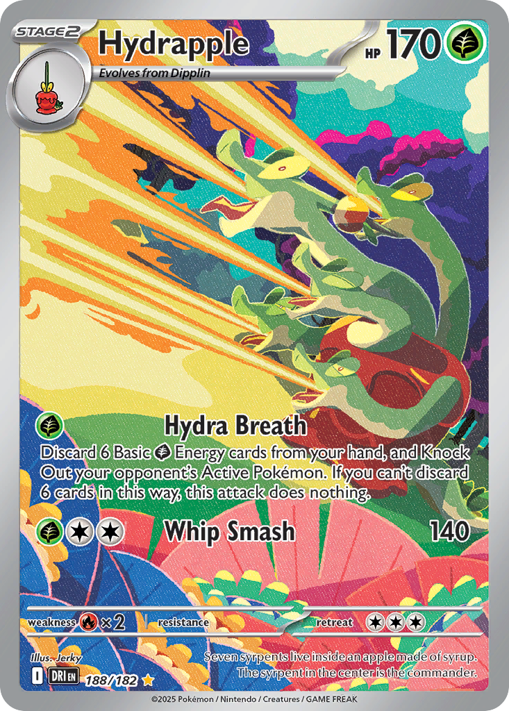 Hydrapple (Stage 2 Pokémon) (DRI-188/182) (Illustration Rare)