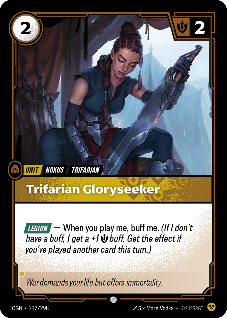Trifarian Gloryseeker (Unit) (OGN-217/298) (Common)
