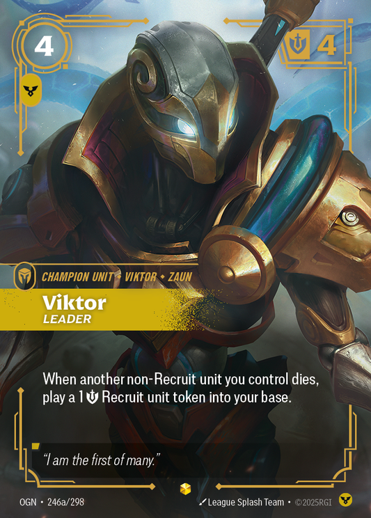 Viktor, Leader (Champion Unit) (OGN-246a/298) (Showcase)
