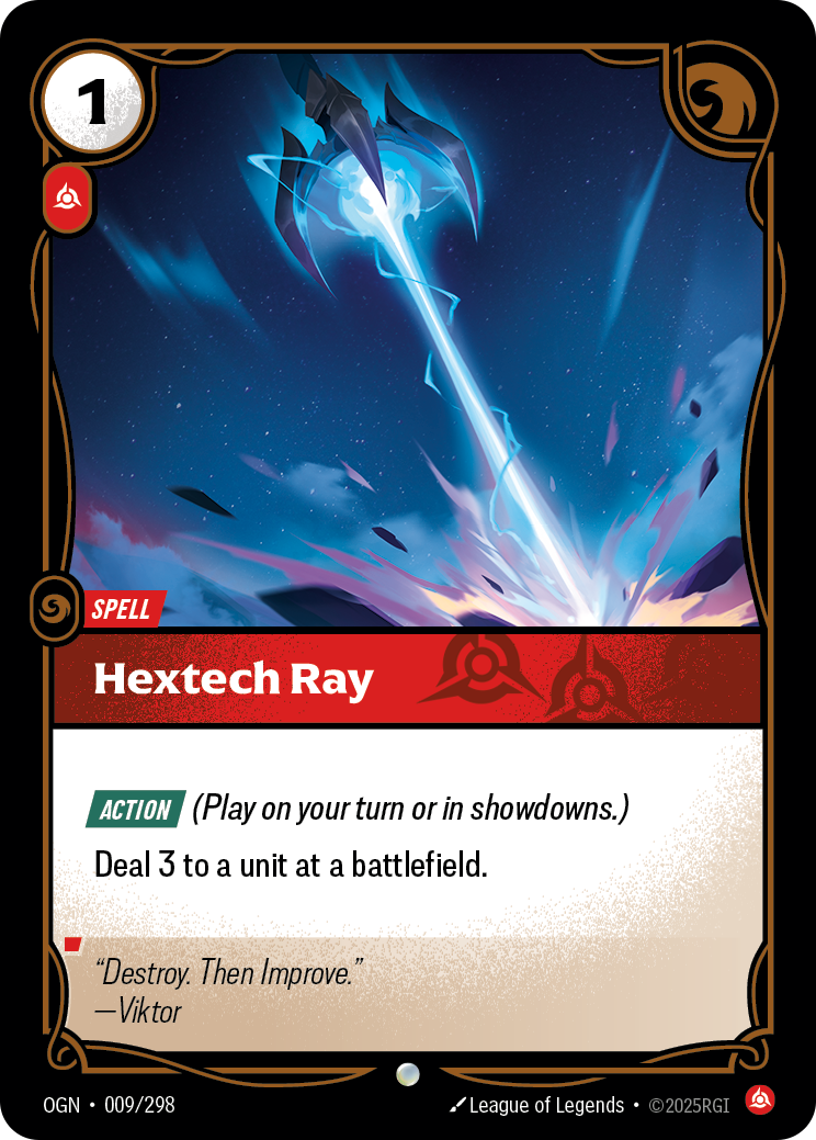 Hextech Ray (Spell) (OGN-009/298) (Common)