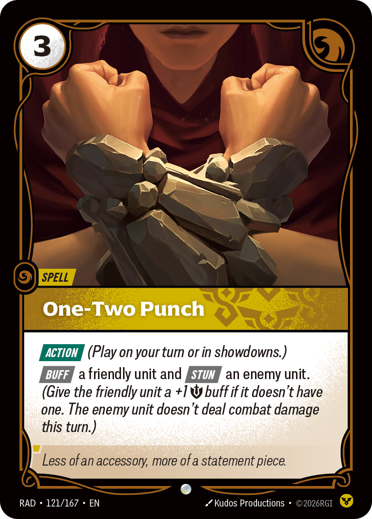 One-Two Punch (Spell) (RAD-121/167) (Common)