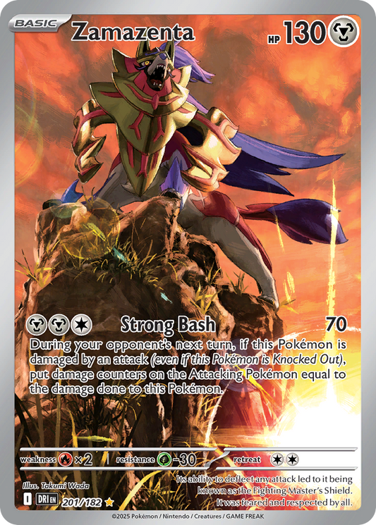 Zamazenta (Basic Pokémon) (DRI-201/182) (Illustration Rare)