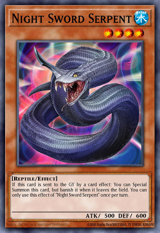 Night Sword Serpent (MONSTER) (RA05-EN020)