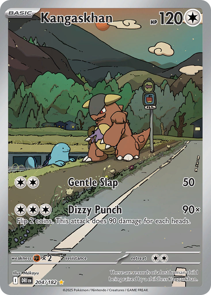 Kangaskhan (Basic Pokémon) (DRI-204/182) (Illustration Rare)