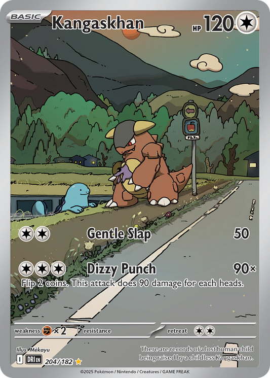 Kangaskhan (Basic Pokémon) (DRI-204/182) (Illustration Rare)