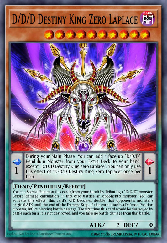 D/D/D Destiny King Zero Laplace (MONSTER) (GFP2-EN079) (UR)