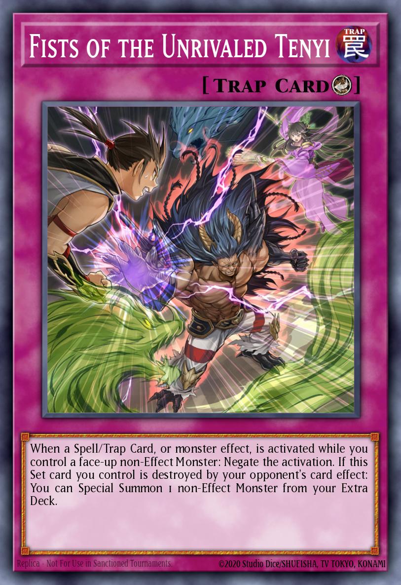 Fists of the Unrivaled Tenyi (TRAP) (GFP2-EN174) (UR)