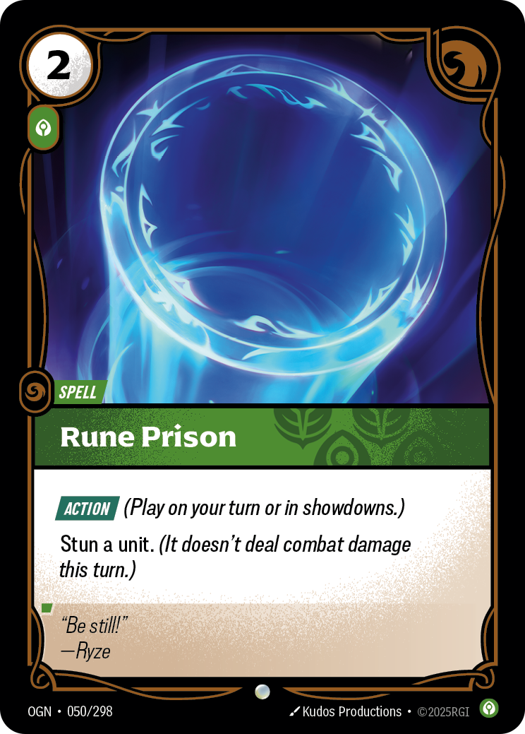 Rune Prison (Spell) (OGN-050/298) (Common)