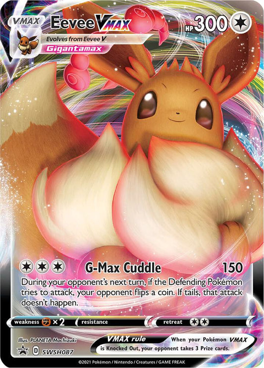 Eevee VMAX SWSH087 (D) (Black Star Promo)