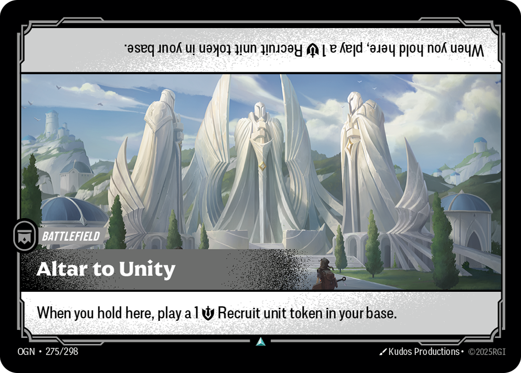 Altar to Unity (Battlefield) (OGN-275/298) (Uncommon)