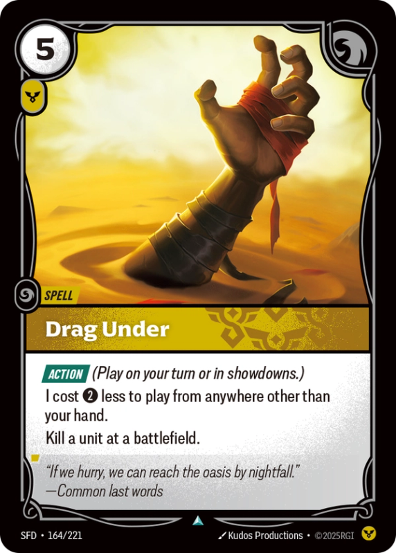 Drag Under (Spell) (SFD-164/221) (UnCommon)