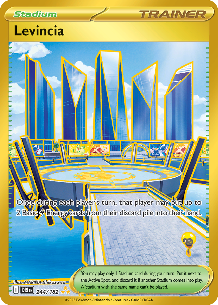 Levincia (Stadium) (DRI-244/182) (Hyper Rare)