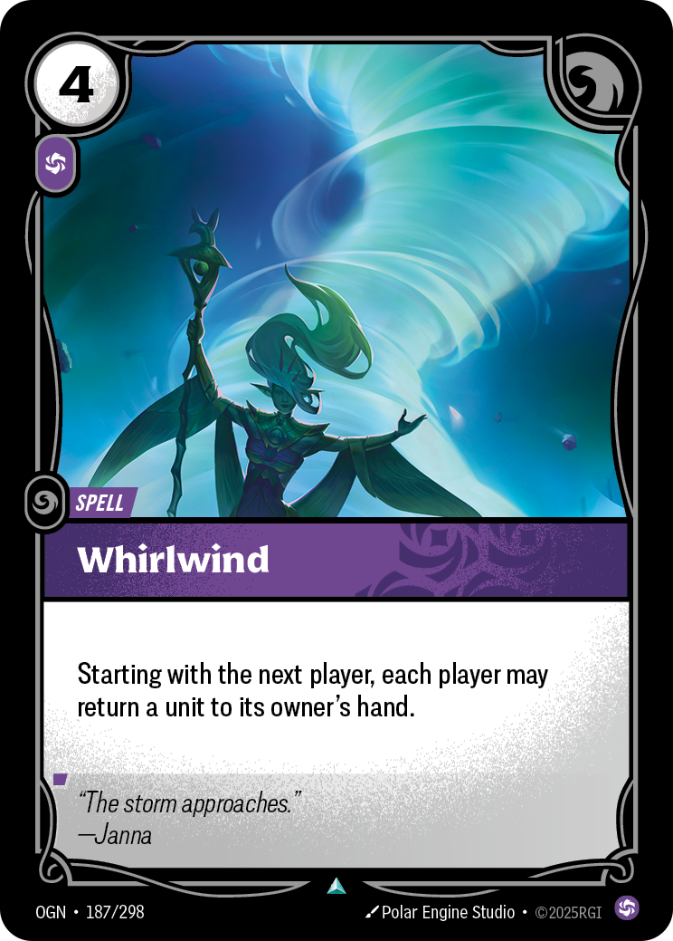 Whirlwind (Spell) (OGN-187/298) (Uncommon)