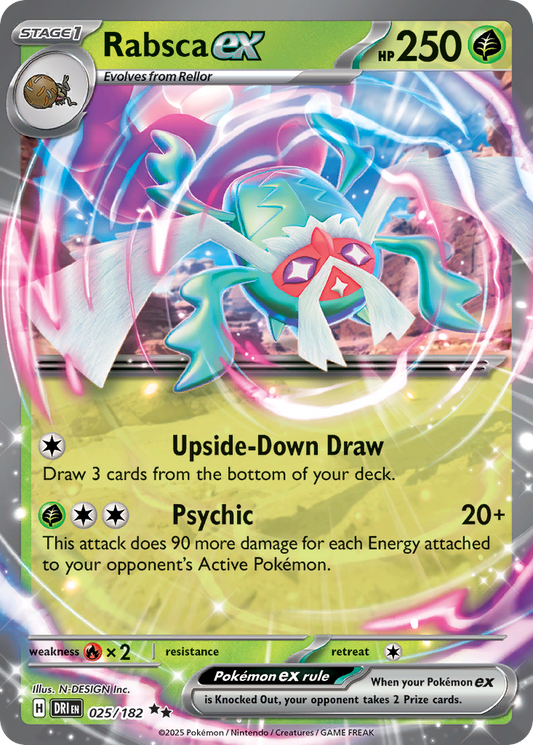 Rabsca ex (Stage 1 Pokémon ex) (DRI-025/182) (Double Rare)